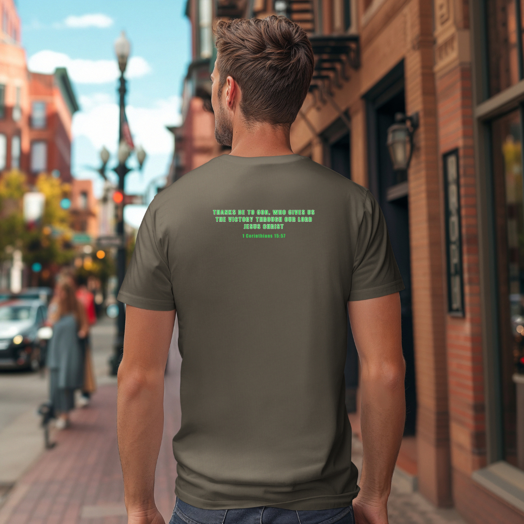 Victory in Christ T-Shirt | 1 Corinthians 15:57