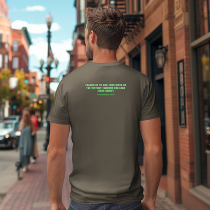 Victory in Christ T-Shirt | 1 Corinthians 15:57