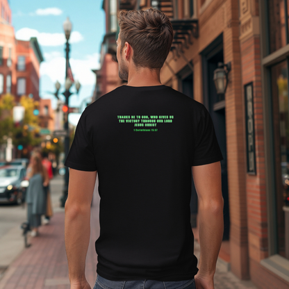 Victory in Christ T-Shirt | 1 Corinthians 15:57
