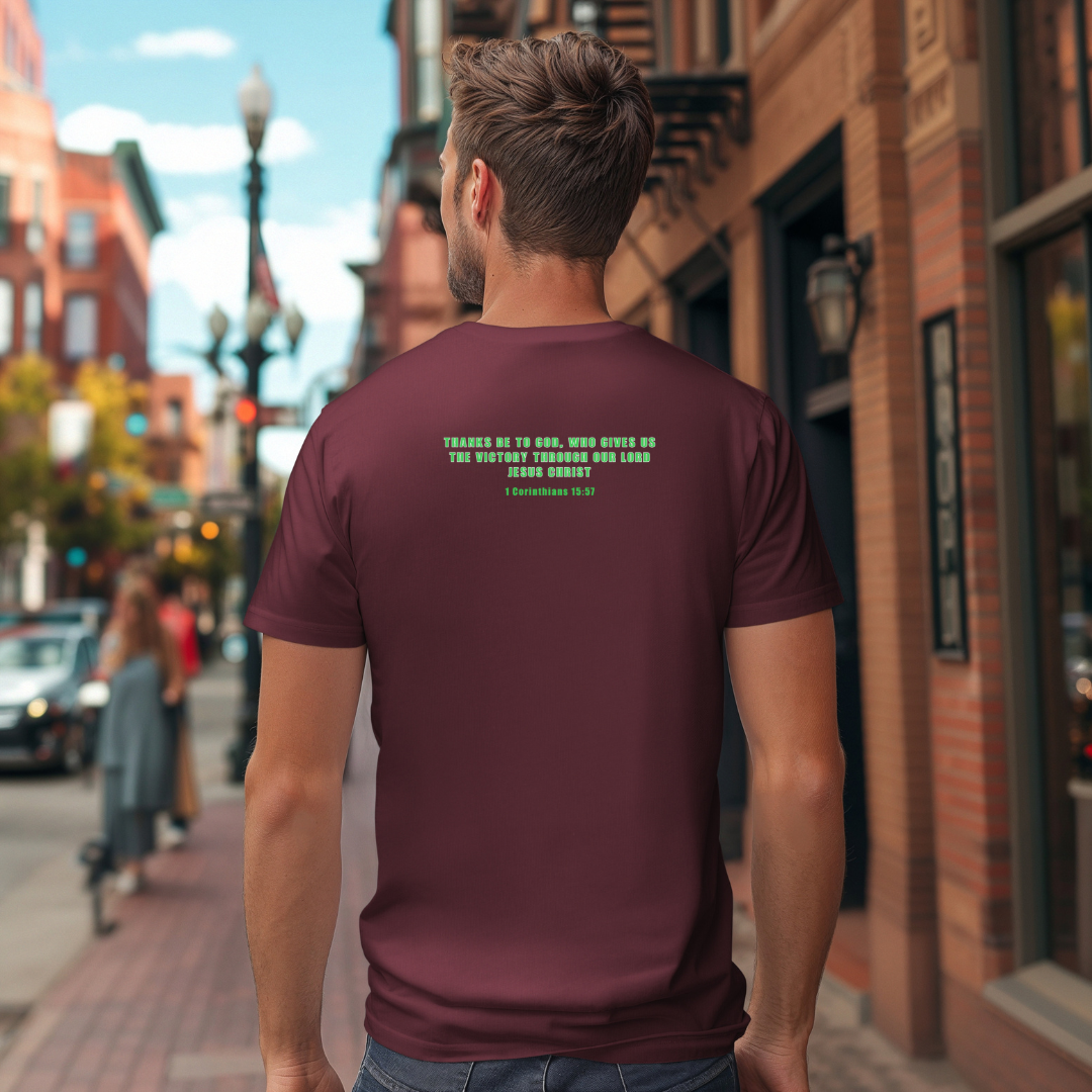 Victory in Christ T-Shirt | 1 Corinthians 15:57