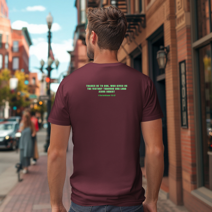 Victory in Christ T-Shirt | 1 Corinthians 15:57