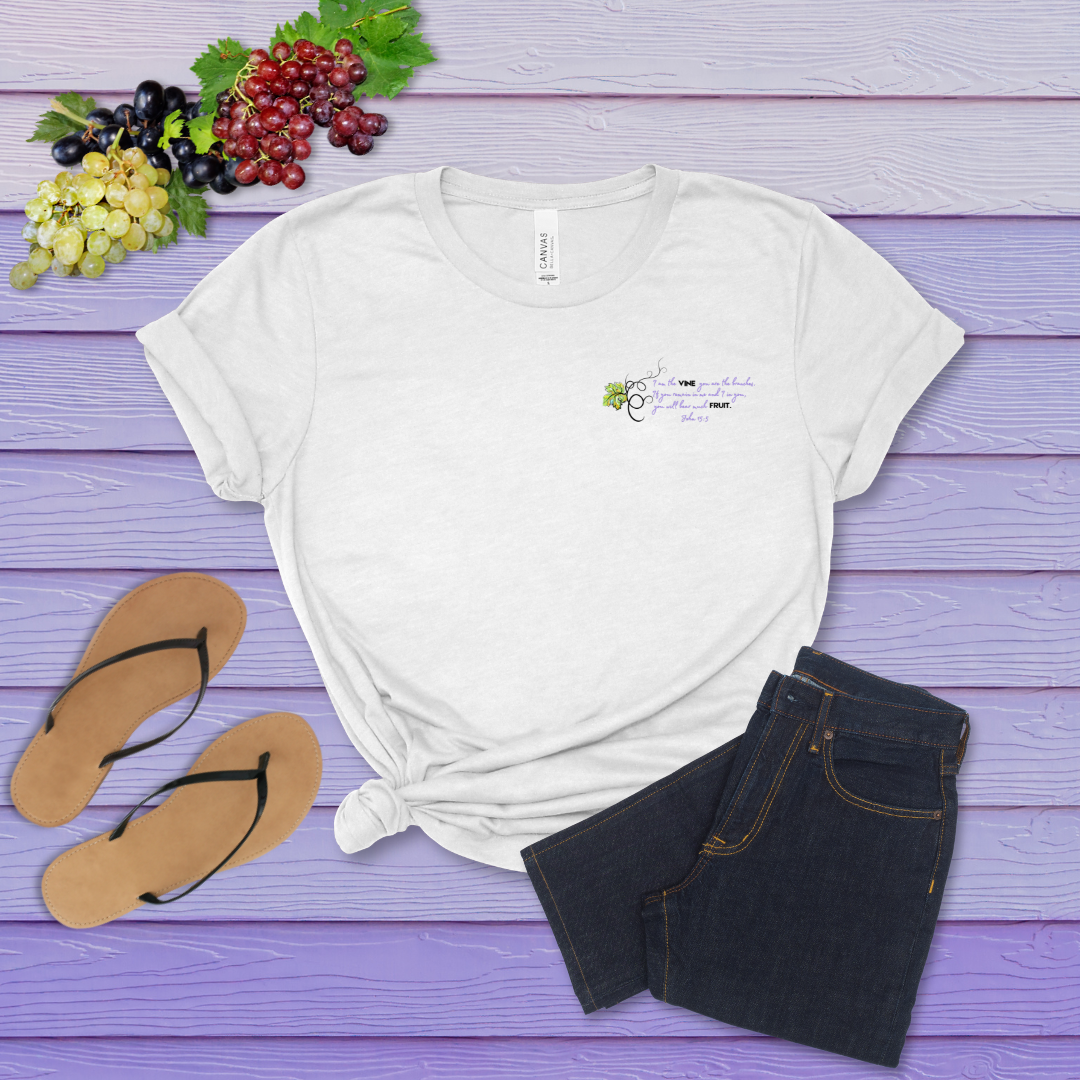 VINE Ripened – Abiding in Christ T-Shirt | John 15:5