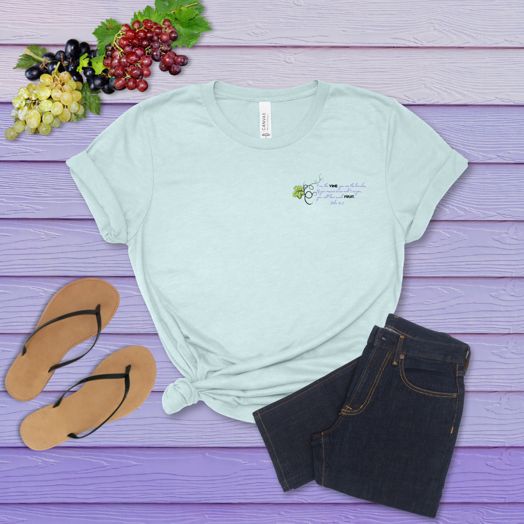 VINE Ripened – Abiding in Christ T-Shirt | John 15:5